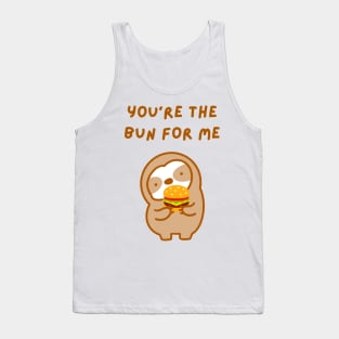 You‘re the One For Me Burger Sloth Tank Top